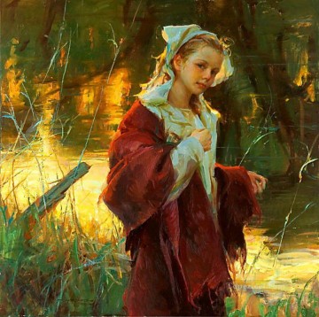 Women Painting - Pretty Lady DFG 19 Impressionist